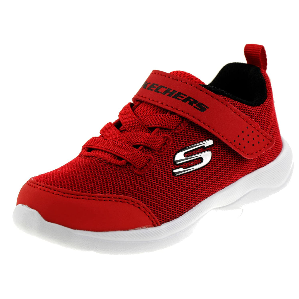 Skechers boys Skech-stepz 2.0 Sneaker, Red/Black, 5 Toddler US