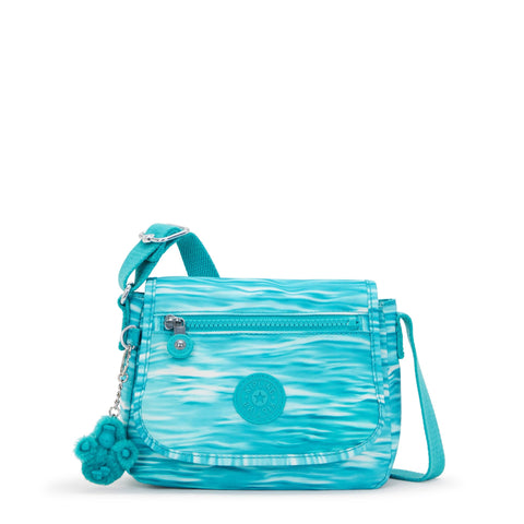 Kipling Women's Sabian Crossbody Bag, Aqua Pool, 7.75''L x 6''H x 3.25''D