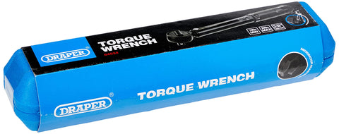 Draper 64534 Square Drive Ratchet Torque Wrench 3/8 Inch, Blue