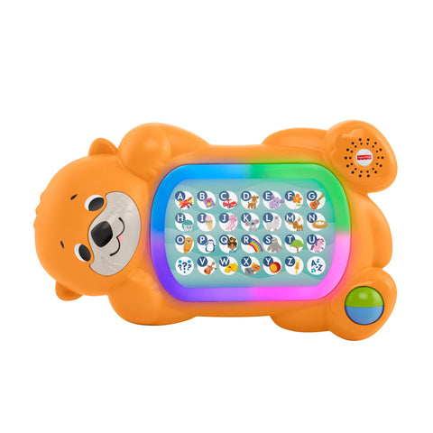 Fisher-Price Linkimals Lola la Lplus, Interactive Baby Learn Alphabet, Sounds and Lights, French Version, 9 Months and Above, GJB02