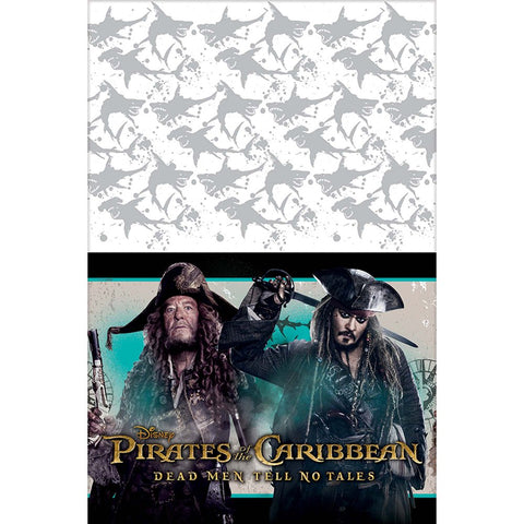 Amscan Disney Pirates of The Caribbean Plastic Table Cover, Party Favor, One Size, Multicolor
