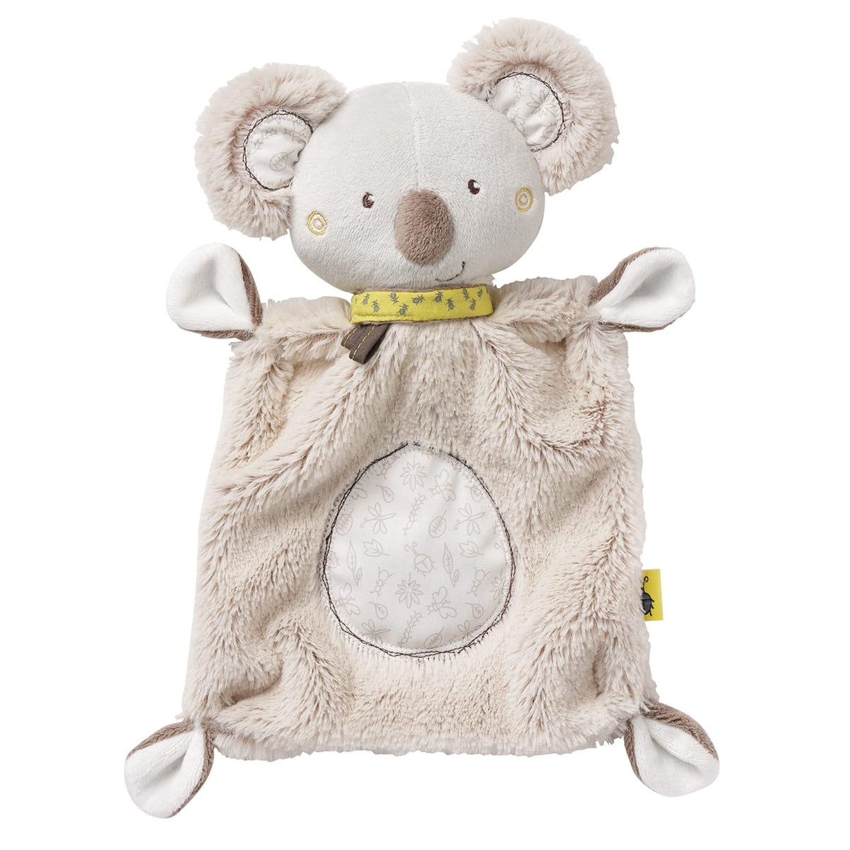 Fehn 064056 Koala Comforting Blanket - Comforter with Little Koala Head - for Snuggling for Babies and Toddlers from Newborns Upwards - Dimensions : 27 cm