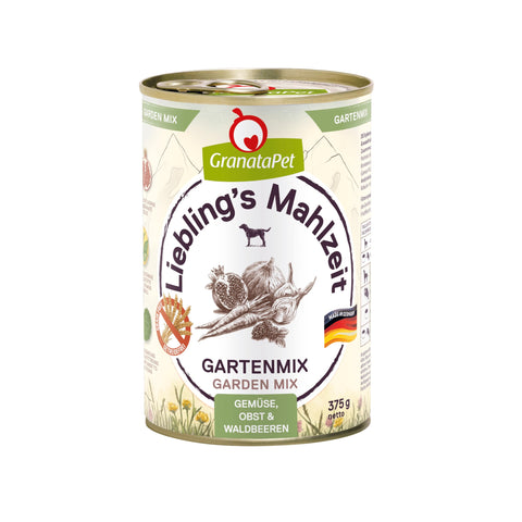 LieblingÂ´s Mahlzeit Favourite's Meal Garden Mix, 375 g (Pack of 6)