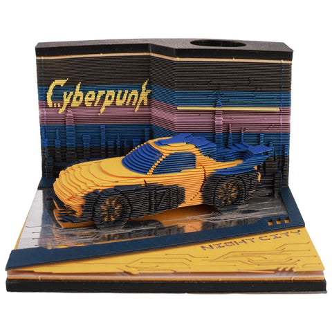 3D Memo Pad Hand Torn Construction Paper Sculpture Artwork,Exquisite Creative Non-Stick Sticky Note DIY Post Notes, 170 Note Cards for Office Home Gifts Ornaments 3D Calendar 2025