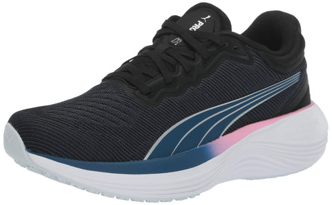 PUMA Womens Scend Pro Running Shoe, PUMA Womens Black-Strong Gray-Ocean Tropic, 7.5