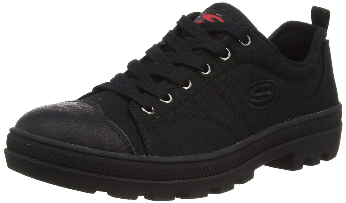 Skechers Street Women's Roadies-True Roots Sneaker, Black/Black, 11