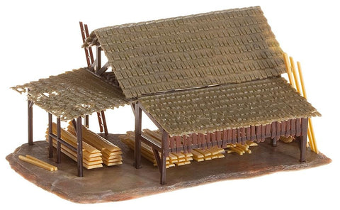 Faller 130288 Lumber Yard HO Scale Building Kit, Small