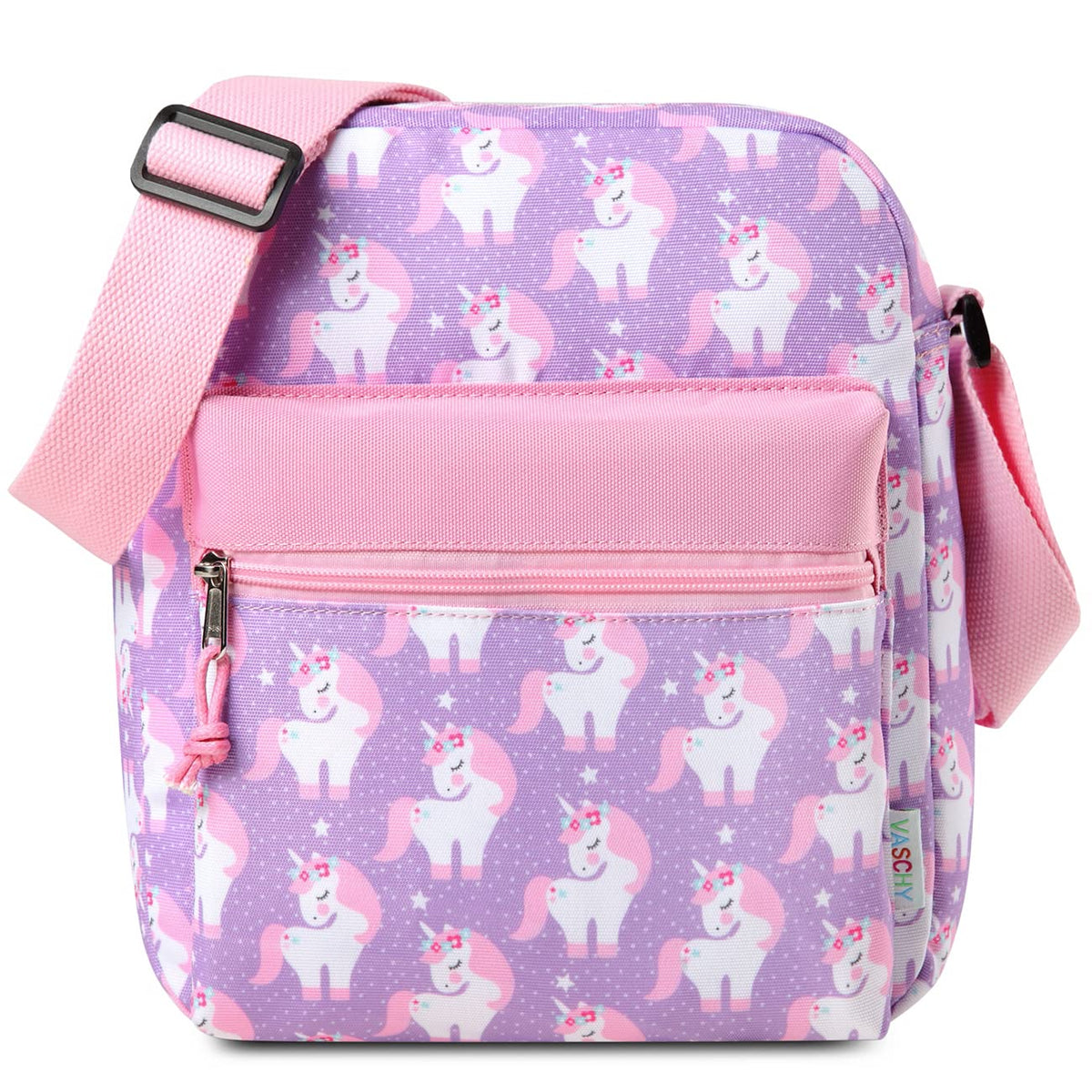 VASCHY Girls Handbag, Cute Shoulder Bag for Teen Little Girls Lightweight Small Cross Body Messenger Satchel Bag with Inner Water PocketÃƒÆ’Ã‚Â¯Ãƒâ€šÃ‚Â¼Ãƒâ€¹Ã¢â‚¬Â Purple UnicornÃƒÆ’Ã‚Â¯Ãƒâ€šÃ‚Â¼ÃƒÂ¢Ã¢â€šÂ¬Ã‚Â°