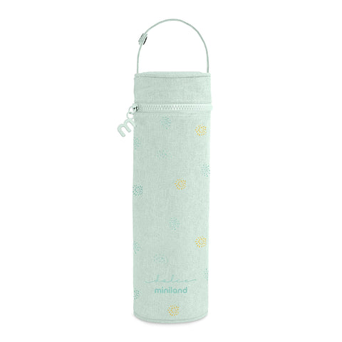 Miniland Thermibag Mint 500ml. Isothermal Cover with Handle for Easy Hanging and Carrying. Ideal for Bottles or thermoses. Dolce Collection.