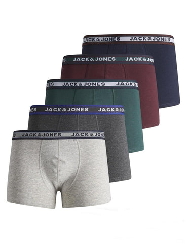 Jack & Jones Oliver Trunk Boxershorts Boys (5-pack) - 140