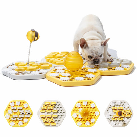 MEWOOFUN Dog Puzzle Toy,Dog Food Puzzle Feeder Toys for IQ Training,Dog Puzzles for Small/Medium/Large Smart Dogs,Dog Treat Puzzle Toys for Mental Enrichment