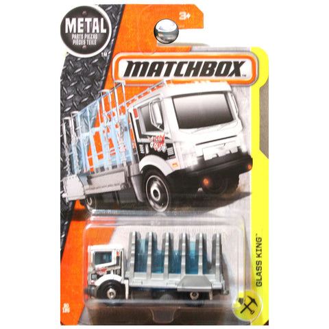 Matchbox 2017 Glass King (Glass Truck) 30/125, White and Gray
