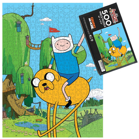 Adventure Time Best Bros 500 Piece Jigsaw Puzzle for Adults, 16" L X 21.5" W