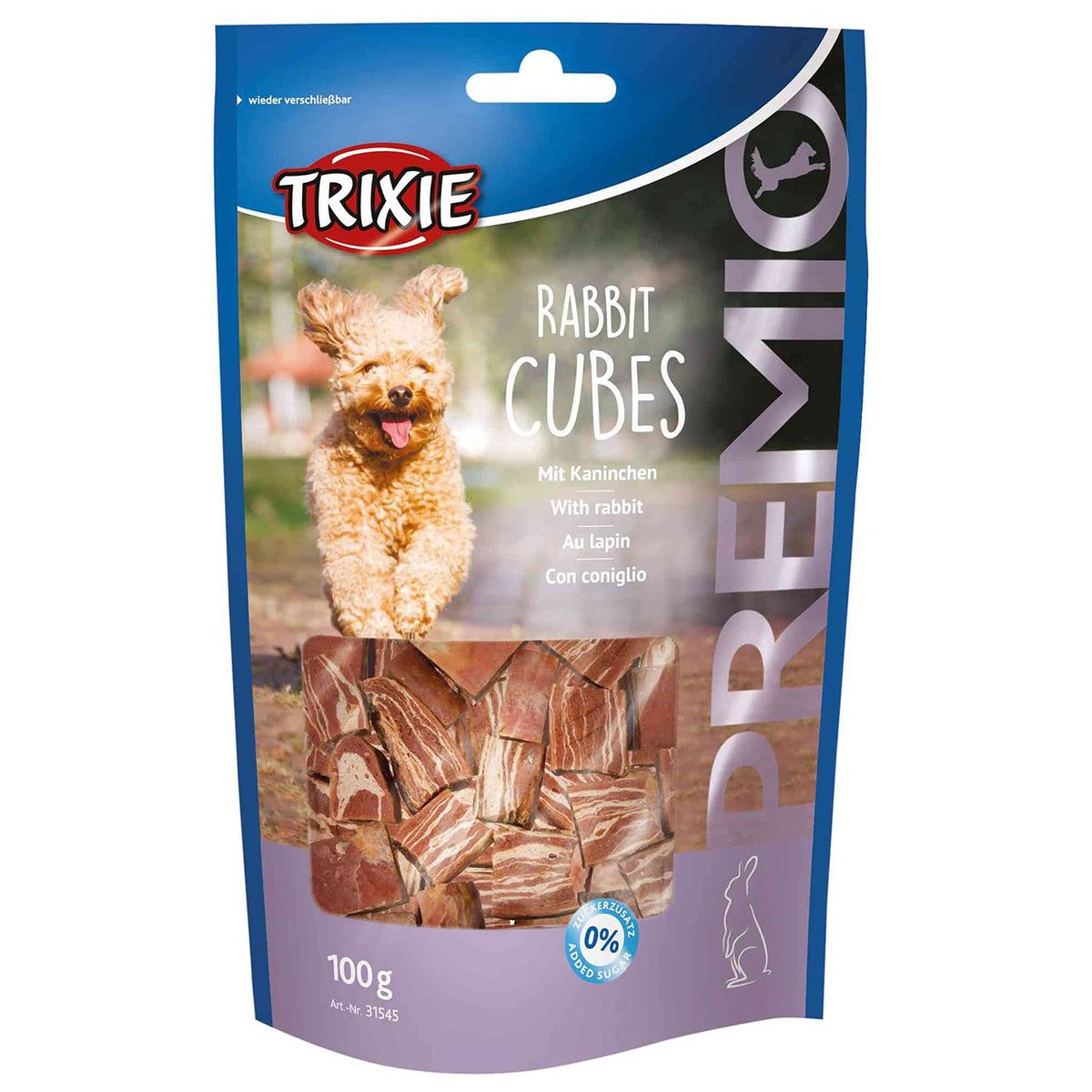 Premio Rabbit Cubes, 100 g