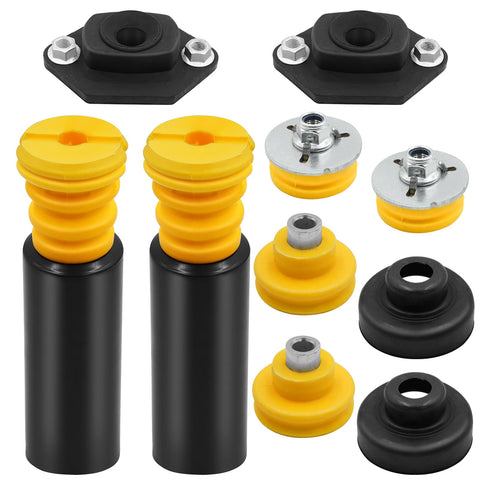 Jaronx Compatible with BMW Rear Upper And Lower Shock Mount Kit Shock Absorber Grommets Bump Stops Kit for 1' E81 E88 E82/ 3' E90 E92, 33506767010 33526768544 33506771737 33506771738 33536767334