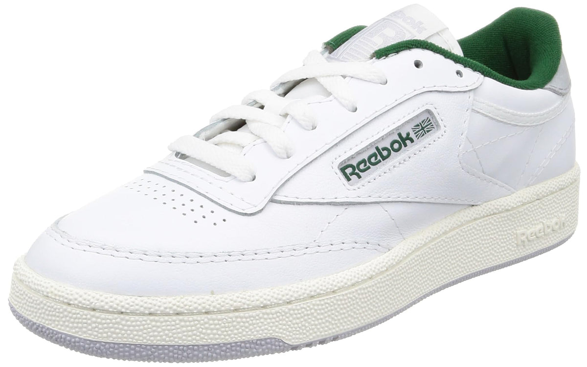 Reebok Unisex Sneaker, Ftwwht Chalk Drkgrn, 7.5 US Men