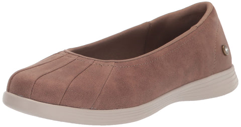Skechers Women's GO Dreamy Ballet Flat, Brown, 5.5