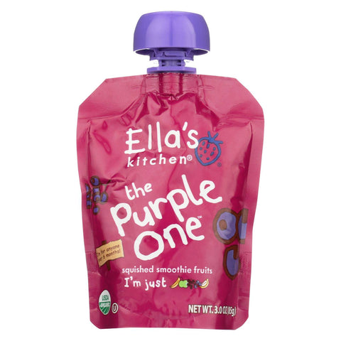 Ellas Kitchen Organic The Purple One Smoothie Fruit, 3 Ounce -- 12 per case. by Ellas Kitchen