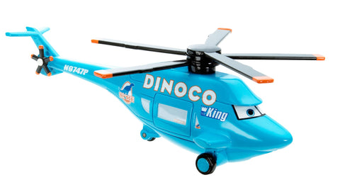 Disney / Pixar Cars 2013 Deluxe Dinoco Helicopter 1:55 Die Cast
