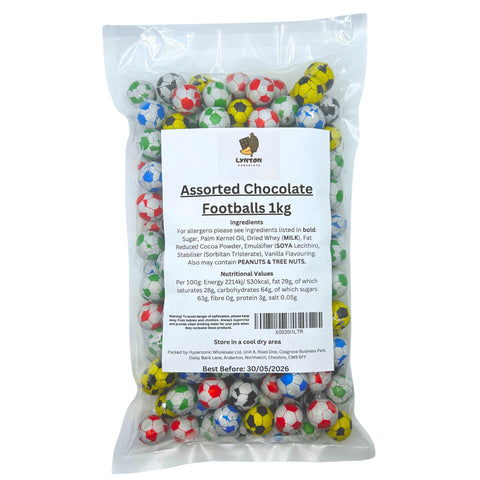 Chocolate Footballs 1 kilo bag