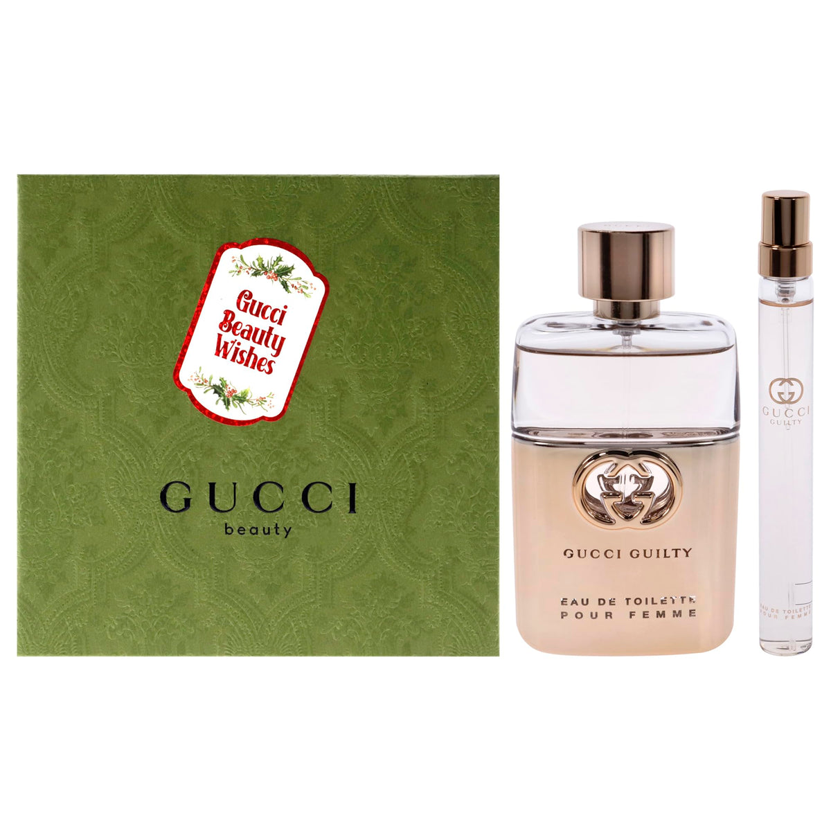 Gucci Guilty by Gucci for Women - 2 Pc Mini Gift Set 1.6oz EDT Spray, 0.33oz EDT Spray
