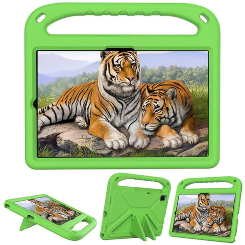 Kids Case For Samsung Galaxy Tab S5e 10.5 (2019) SM-T720/T725, EVA Foam Lightweight Shockproof Duarable, Tablet Cover with Handle Stand Case For Children Firendly, Green