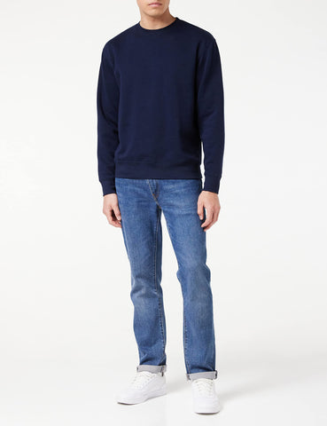 Fruit of the Loom Mens Set-In Premium Sweater, Deep Navy, X-Large