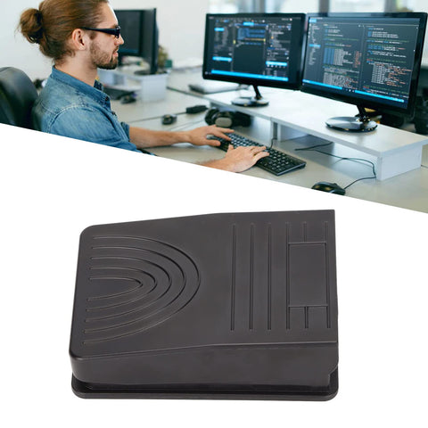 USB Foot Switch Pedal, Multimedia Control Ergonomic Foot Switch, Support Keyboard, Mouse, Gaming, String Function, Sensitive Mechanical Switch Ergonomic Design for Game Media