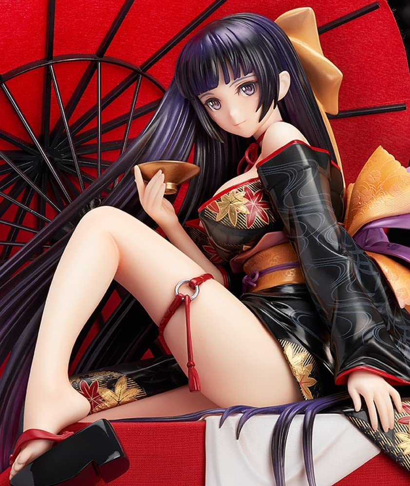 ECCHI Anime Figure -T2 Art Girls - Nakahara Tomoe - 1/7 - Sasoe Utage - Complete Figure -Removable Clothes - Anime Girl Figure Collection - PVC Figure 18.5cm/7.2inches (Red, Black)