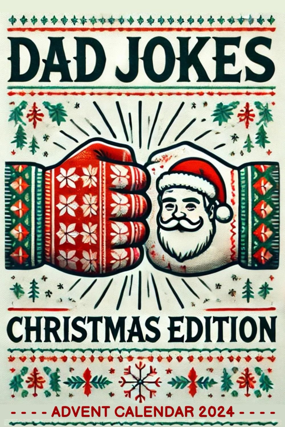 Advent Calendar 2024: Dad Jokes: 24 Days of Festive Fun for Adults, Perfect Gift for Men, and Women, with Family-Friendly Humor