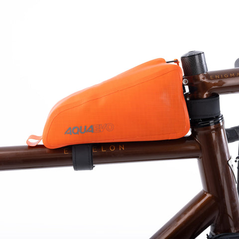 Aqua Evo Adventure Bicycle Cycle Frame Pack, Orange