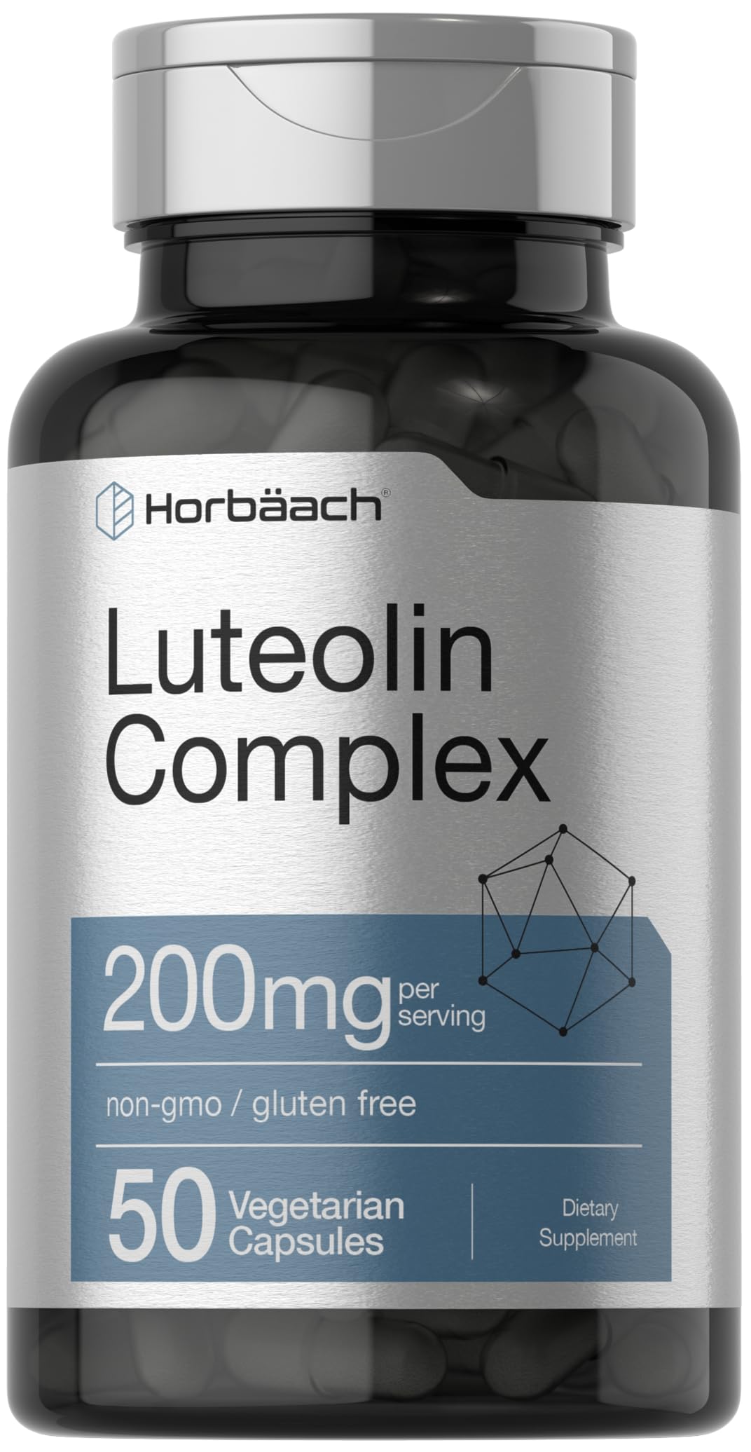 HorbÃ¤ach Luteolin Complex with Rutin | 50 Capsules | Vegetarian, Non-GMO & Gluten Free Flavonoid Formula