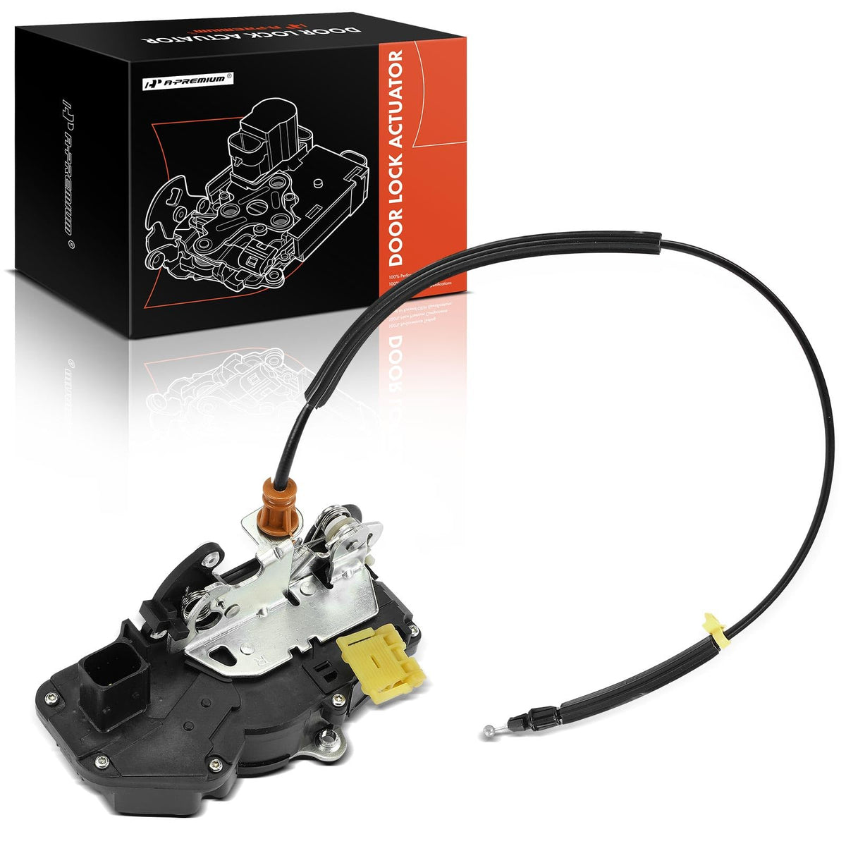 A-Premium Door Lock Latch Actuator Compatible with Chevrolet, Cadillac & GMC Vehicles - Silverado 1500, Tahoe, Suburban 2500, Avalanche, Sierra 3500 HD, Yukon, Escalade - Rear Right Passenger Side