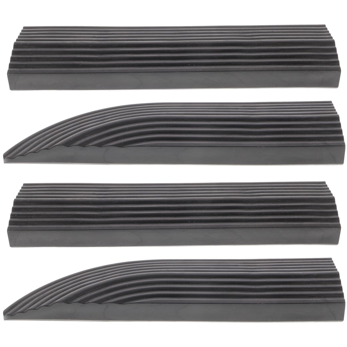 Sweeping Robot Ramp 5Pcs Rubber Threshold Ramp Vacuum Cleaner Sweeping Robot Door Sill Doorway Wheelchair Ramp for Bathroom Home Steps Stairs Doorways Curbs Ramp Mats
