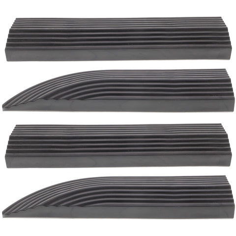 Sweeping Robot Ramp 5Pcs Rubber Threshold Ramp Vacuum Cleaner Sweeping Robot Door Sill Doorway Wheelchair Ramp for Bathroom Home Steps Stairs Doorways Curbs Ramp Mats