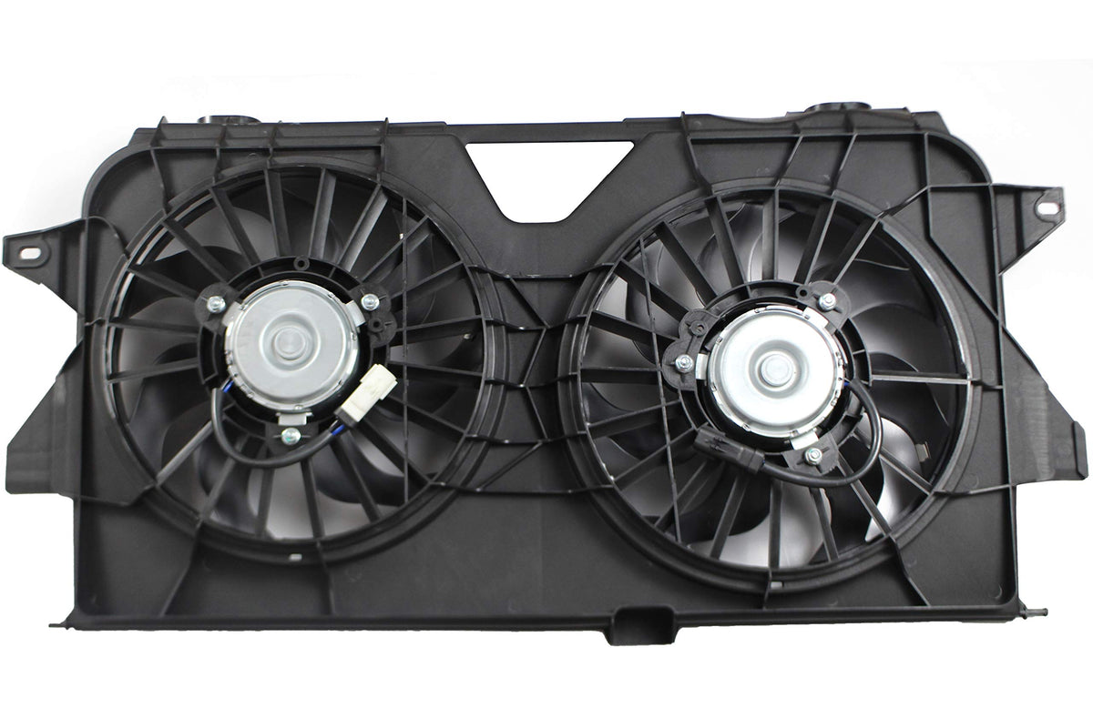 BOXI 620-042 4677695AA Dual Radiator and Condenser Fan Assembly Fit for 2005-2007 for Chrysl-er Town & Country/for DOD-ge Caravan/Grand Caravan 4677695AB 4677695AC 4677695AD