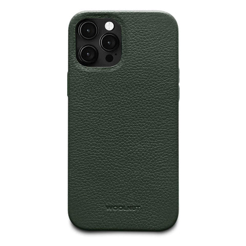 Woolnut Leather Case for iPhone 12 Max Green