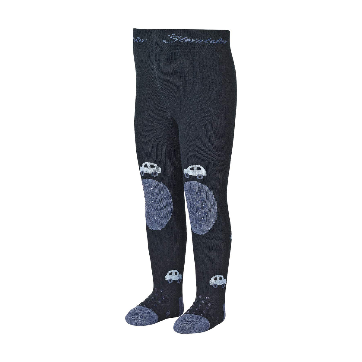 Sterntaler Baby Boys Krabbelstrumpfhose Auto, Blue (Marine 300), One Size