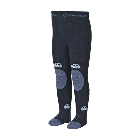 Sterntaler Baby Boys Krabbelstrumpfhose Auto, Blue (Marine 300), One Size