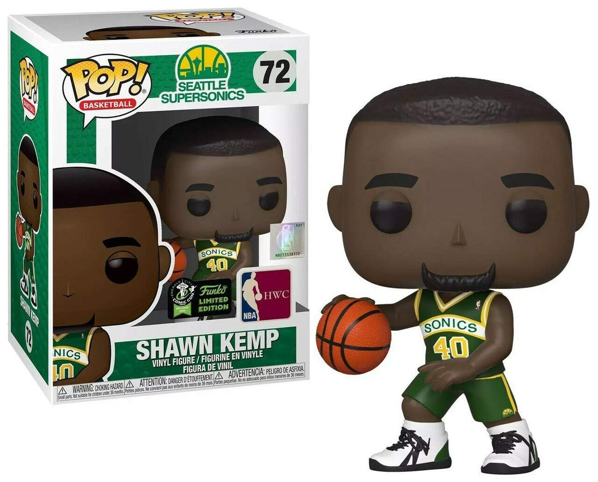 Pop Funko NBA: Seattle Supersonics - Shawn Kemp (ECCC Shared Exclusive)