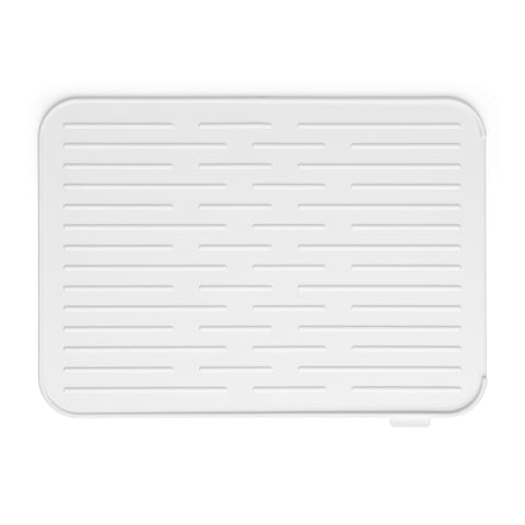 Brabantia 117466 Silicone Dish Drying Mat, Steel, Light Grey, 43.8 x 32.5 x 0.9 cm