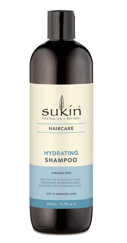 Sukin Natural Hydrating Shampoo, Coconut, 500 millilitre