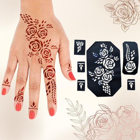 Henna Mehndi Stencil D-07 (Arabic Design)