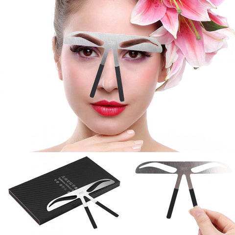 Eyebrow Measuring Ruler Eyebrow Balance Ruler Eyebrow Extension Ruler Shape Mold Eyebrow Makeup Tool[#1]