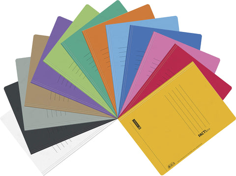 Fountain Snapper Papphefter 13 colors extra strong 375g, 13er Pack, Farb Mix, 1