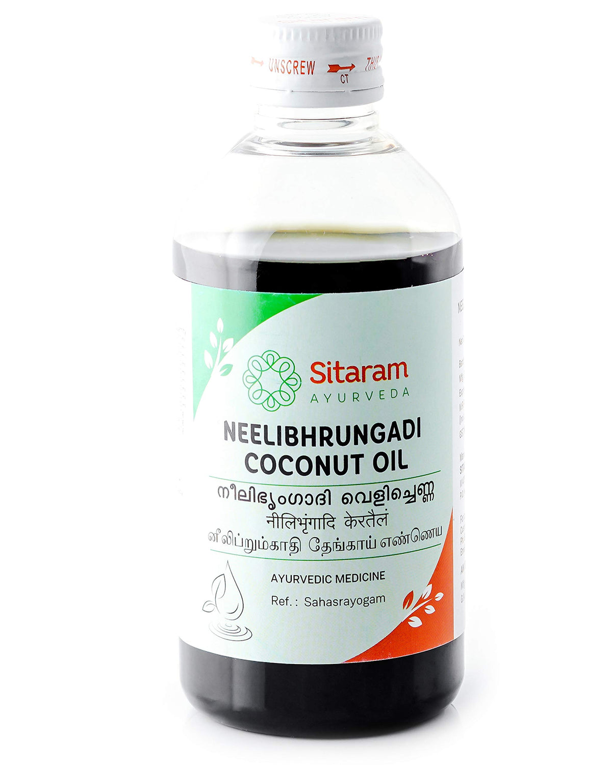 Sitaram Neelibringadi Coconut Ayurvedic Herbal Oil 200ml to Arrests Hairfall, Stimulates Hair Follicles for Hair growth, Effective for Dandruff