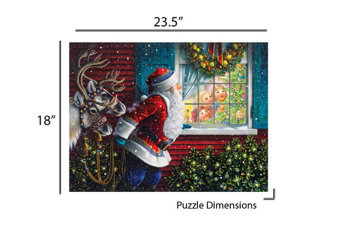 Springbok's 500 Piece Jigsaw Puzzle Gifts from Santa - Made in USA