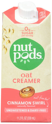 NUTPODS Cinnamon Swirl Oat Creamer, 11.2 FZ