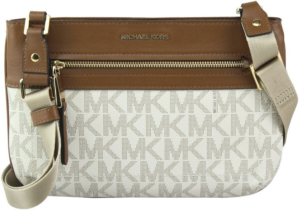 MICHAEL Michael Kors Jet Set Sport Large East West Crossbody (Vanilla)