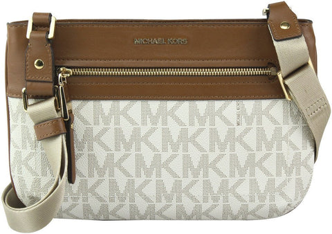 MICHAEL Michael Kors Jet Set Sport Large East West Crossbody (Vanilla)